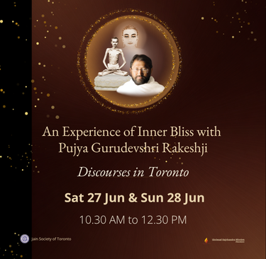 Pujya Gurudevshri Rakeshji in Toronto